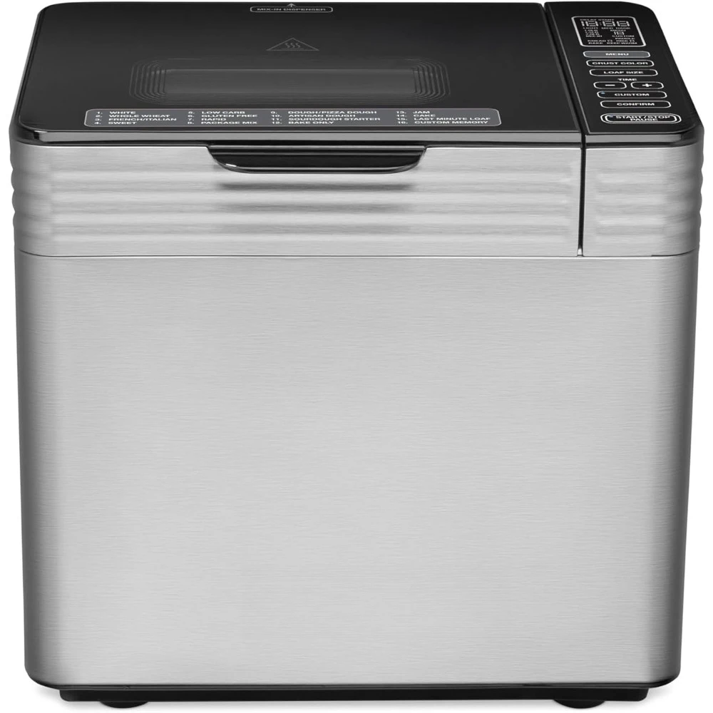 

Хлебопечка Конвекционная хлебопечка из нержавеющей стали с 16 вариантами меню 3 размеров буханки 3 цвета скоринки В комплект входит