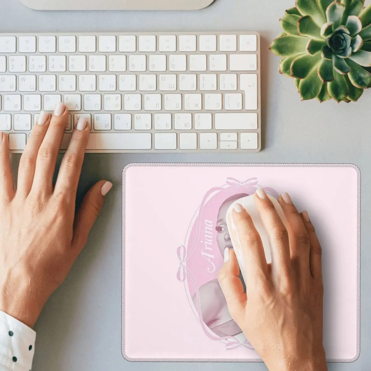 Ariana Grande Pop musique chanteur américain tapis de souris ordinateur clavier tapis de souris Gamer ordinateur portable tapis de bureau tapis de Table de bureau