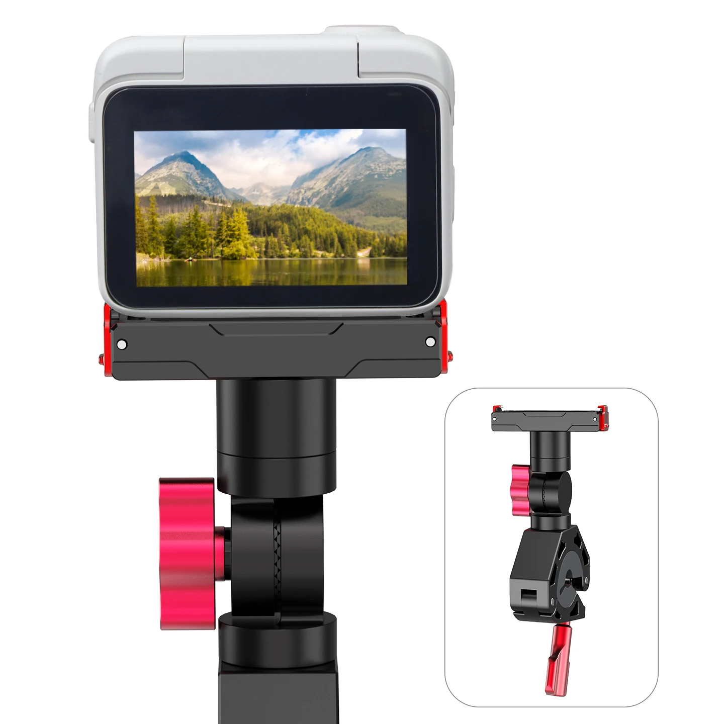 Magnetische Schnellspann-Fahrradhalterung 360 ° Dämpfung für Insta360 GO 3 3S Ace Pro 2 X6 für DJI OSMO Action 5 GoPro Hero Kamera-Klemme – Detail 32