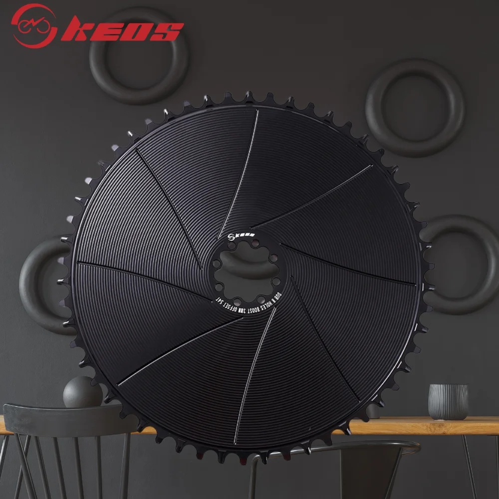 KEOS 3 مللي متر إزاحة 8-بولت الطريق الدراجة ضيق واسعة مباشرة جبل سلسلة 36-54T سلسلة forSram12s قوة الأحمر كرنك 7-12 سرعة #2