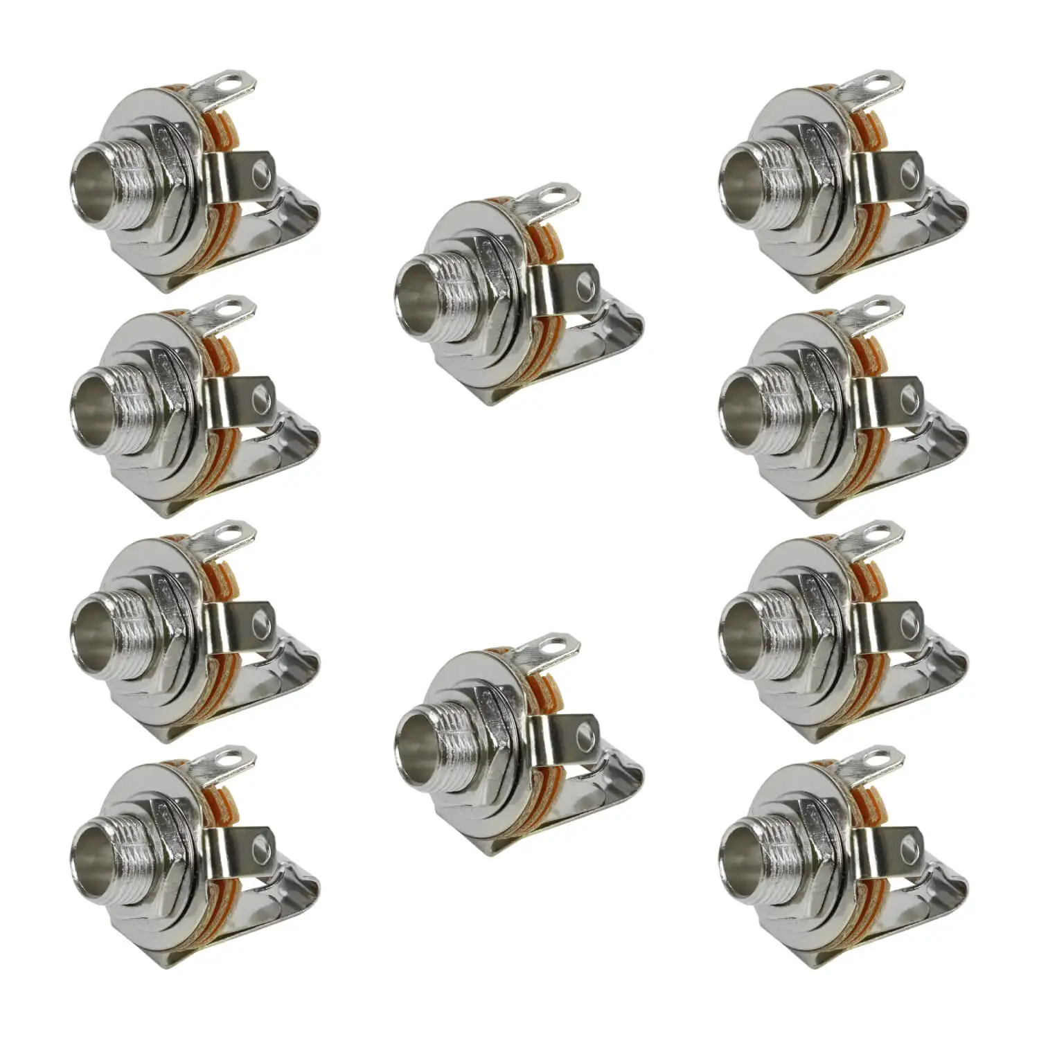 10x Jack J10/P10 Female Mono Professional Closed Circuit-PIX