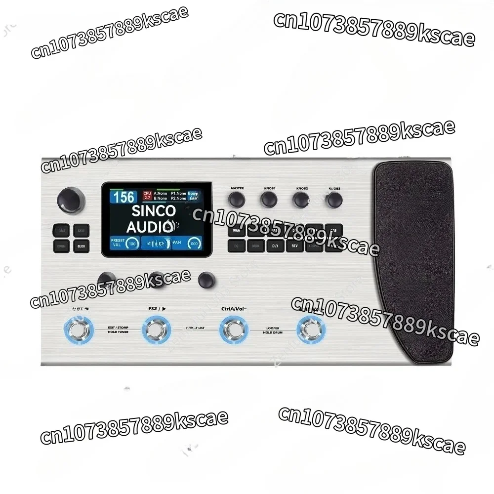 M-VAVE MK-300 Multi-Function Guitar/Bass Effector Pedal | 300s Looper+128 Drum Neural Modeling 120AMP/360FX