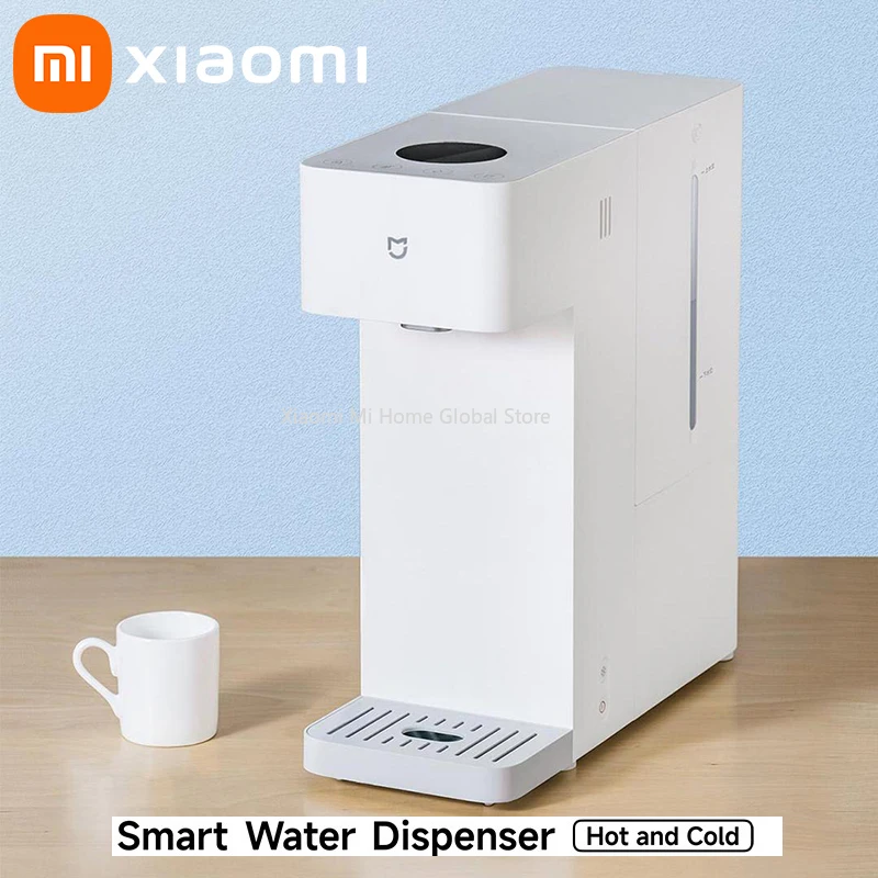 

Умный диспенсер для воды Xiaomi с функцией нагрева и охлаждения, нагрев за 3 секунды, 4 предустановленных объема воды, новинка