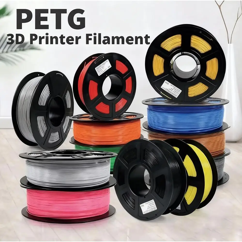 

Tideboom PETG Нить для печати Материалы для 3D-печати 3D-принтер Petg Filament 1 кг Экологичная хорошая прочность Смешанные цвета