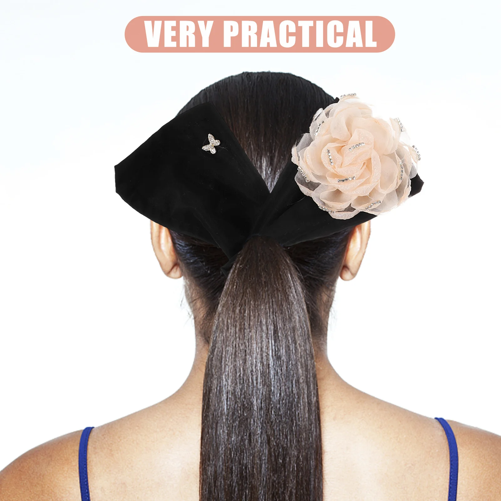 

4Pcs Women Lazy Bun Makers Flower Hair Bun Shapers Comfortable Hair Tools for Running Dancing Parties Lazy Curler