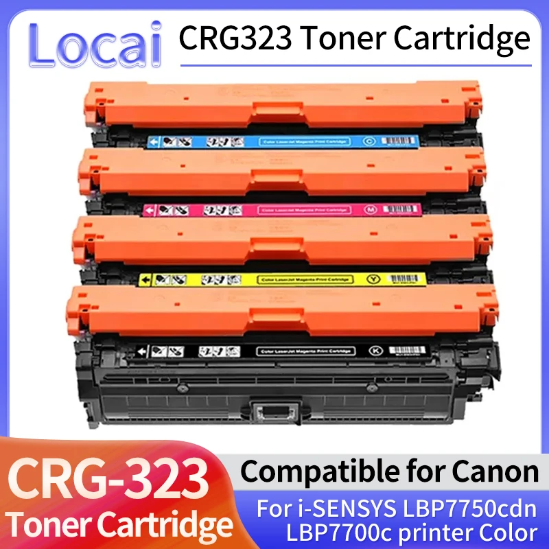 

CRG323 CRG-323 CRG 323 Toner cartridge Compatible for Canon i-SENSYS LBP7750cdn LBP7700c printer LBP 7750 7700 Color Toner