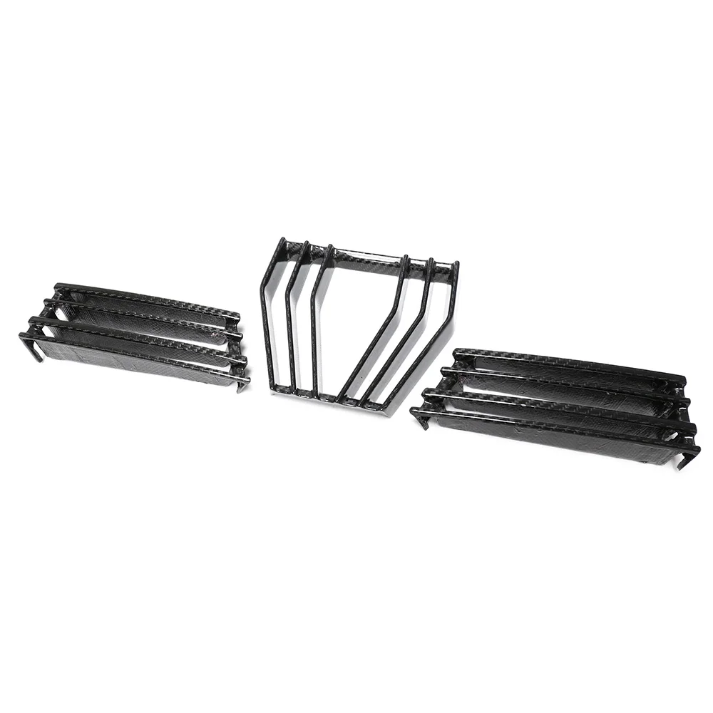 

AC Style Dry Carbon Fiber Front Bumper Tirm 3 Pieces Add on Style for BMW G87 M2 Body Kit 2022-2024