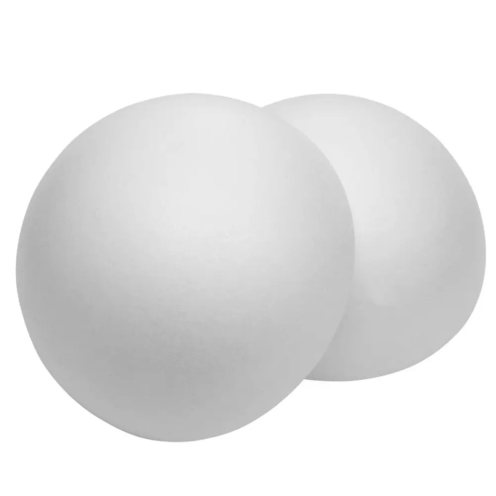 

White Foam Ball Hollow Round Smooth Surface DIY Craft Decoration Wedding Party Ornament Handicraft Supplies DIY Foam Ball