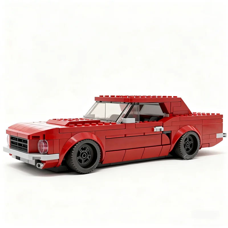 316 stücke MOC Forded Mustangesd GT City Champions Super Auto Modell Bausteine Architektur Weihnachten Geschenk Bildung Spielzeug Ziegel