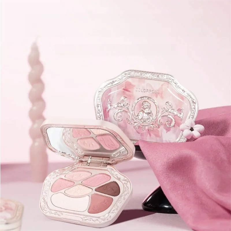 

The Colorrose Seven-color Eyeshadow Palette Is Long-lasting And Does Not Cause Smudging. The Eyeshadow Is Light And Matte