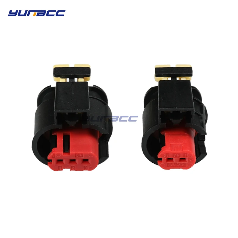 1 Set 2/3 Pin Exhaust Solenoid Valve Electronic Wire Harness Connector Female Auto Waterproof VVT Sensor Plug 284556-1 284425-1