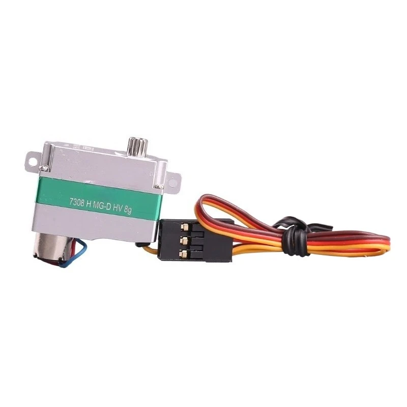 7308MG-D 7308H HV 8g All Metal Gear Digital Servo Vertical Mount Steering Gear for RC Glider Fixed Wing Aircraft Model Parts