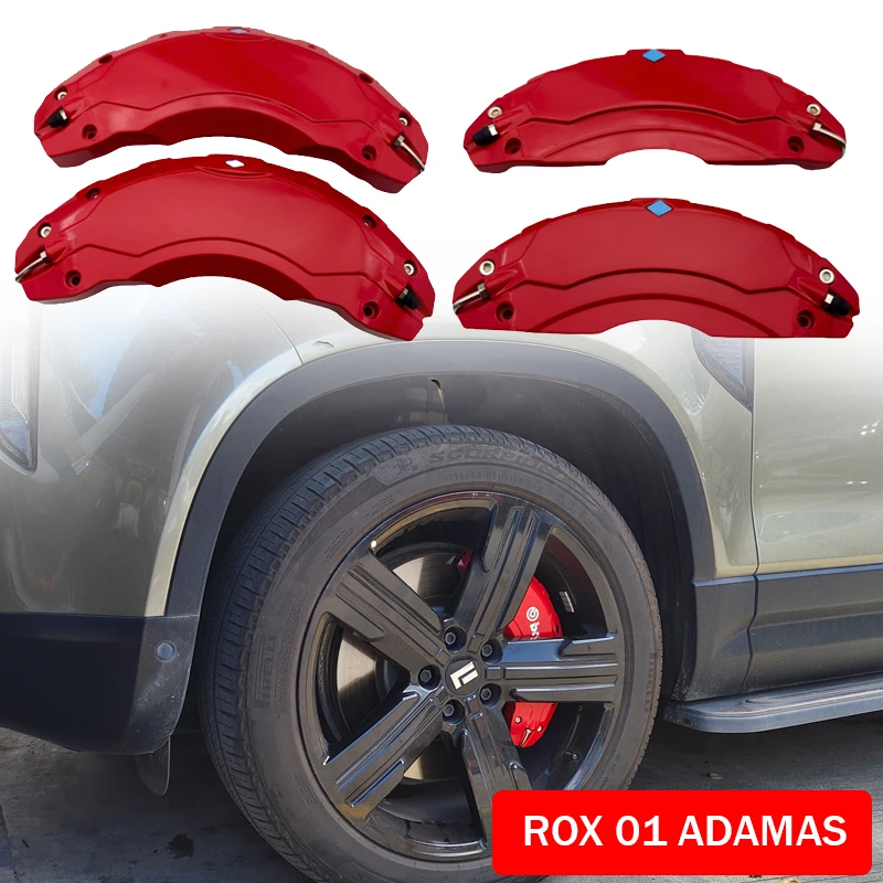 Para ROX 01 2022-20255 4 Uds cubierta de pinza de freno ROX ADAMAS cubo de rueda modificación de coche accesorios de decoración