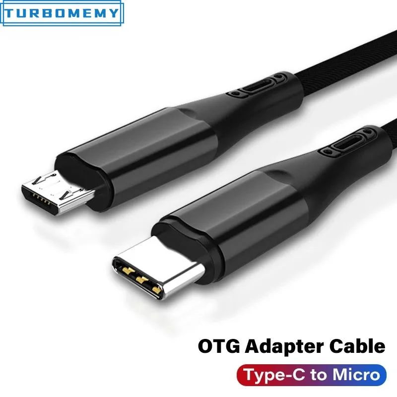 Type C to Micro USB Cable USB C Adapter Fast Charging Data Cord Charger For Macbook Pro Samsung Huawei Xiaomi Micro USB Adapter