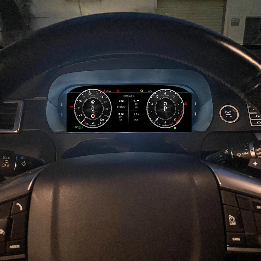 

ЖК-спидометр, приборная панель автомобиля для Land Rover Discovery Sport 2015-2018, цифровой кластер, виртуальная приборная панель, панель дисплея