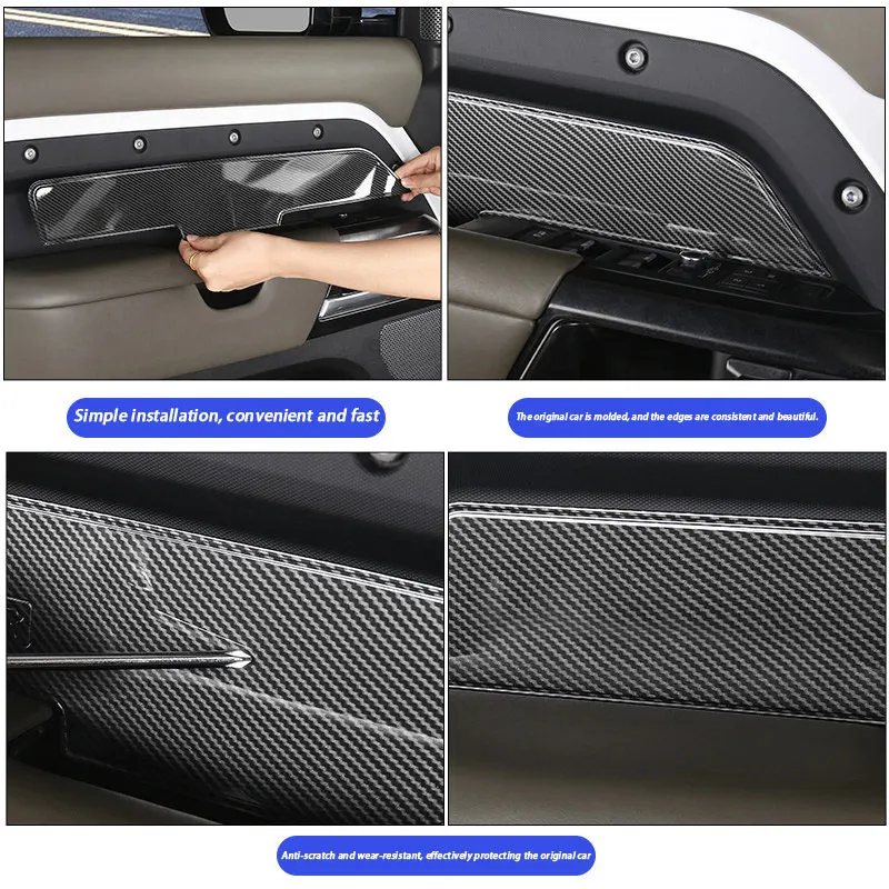 

Car Modified Door Interior Decorative Panel Accessories For Land Rover Defender 90 110 130 2020 2021 2022 2023 2024 2025