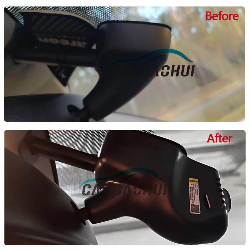 

Скрытая камера для автомобиля с функцией Plug and Play, UHD 2160P 4K, Wi-Fi, для Volkswagen VW Tiguan, Atlas, Passat, Golf, Sharan, Magotan