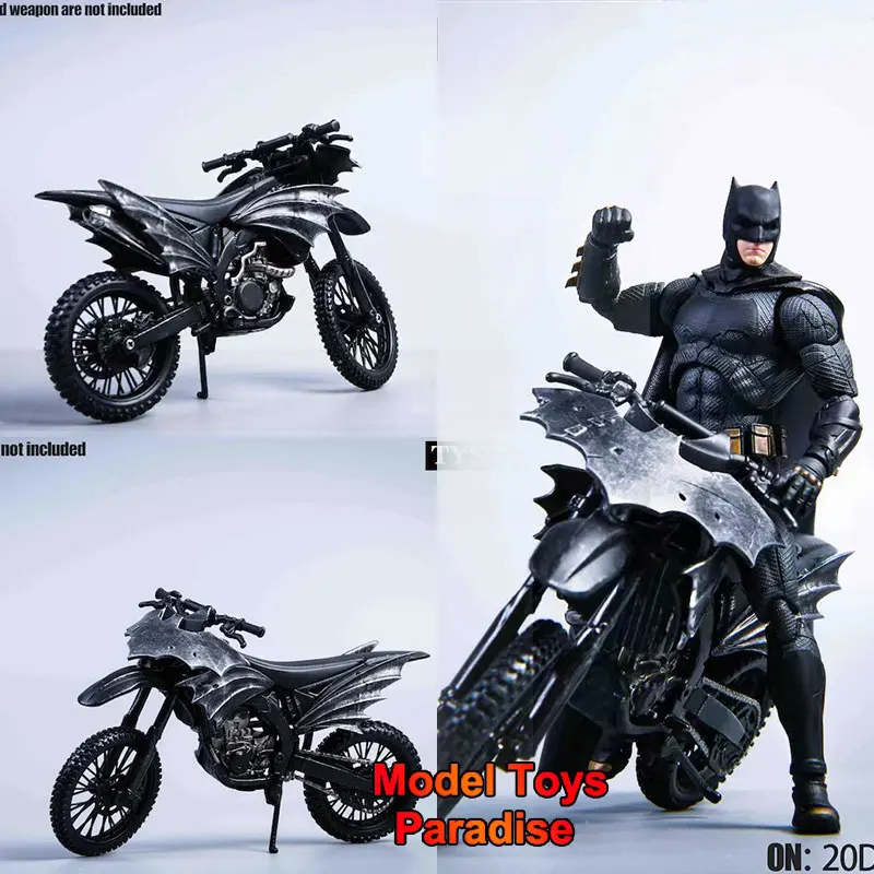 TYSTOYS 20DT16 1/12 Scale Batman Motorcycle Retro ocomotive Model Scene Accessories Fit 6inch Soldier Action Figure Body