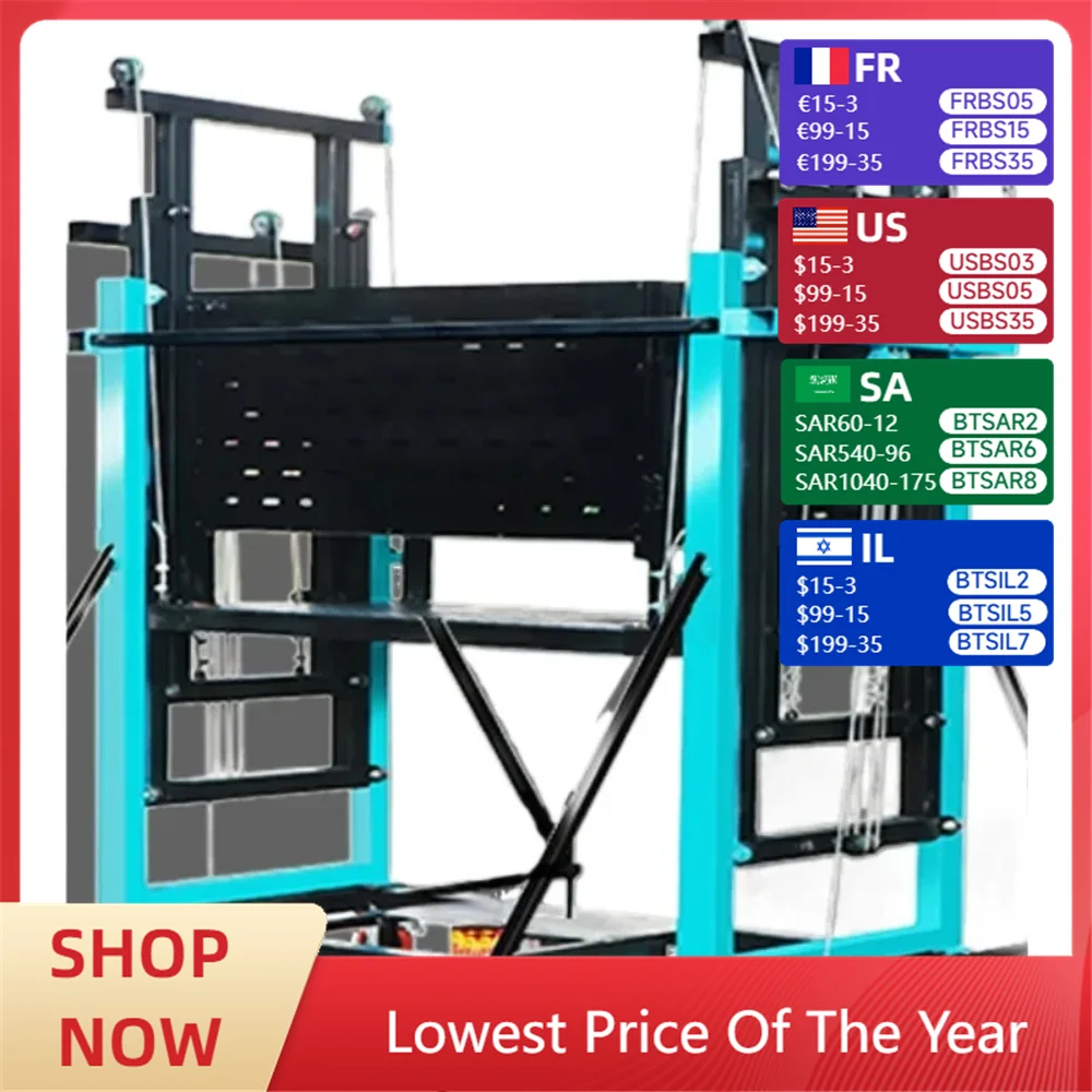 

New Electric scaffolding mobile lifting platform decoration folding automatic elevator 2025