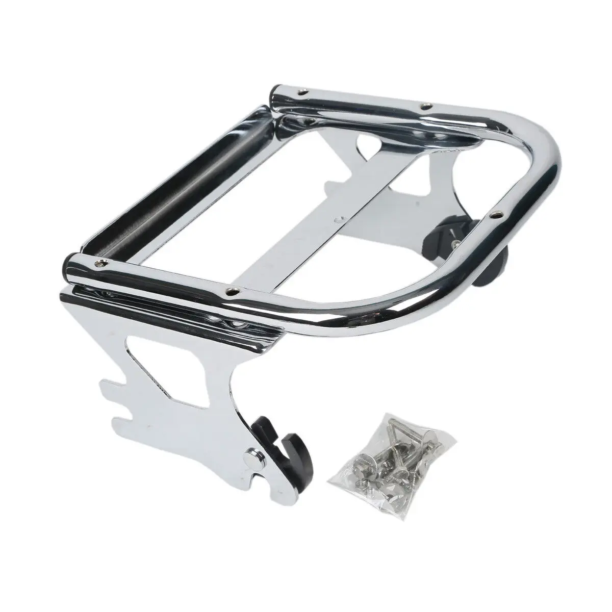 Motorfiets Twee UP Bagagerek Docking Hardware Kit Voor Harley Touring Road King Electra Glide 1997-2008