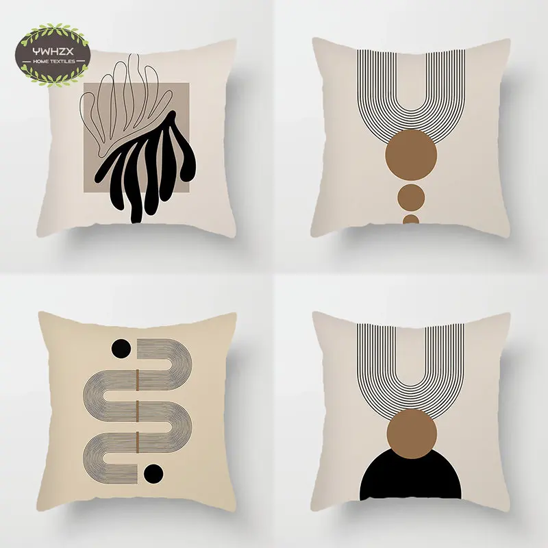 Abstract Creative Pillow Cases for Pillows 45x45cm Decorative Cushions Peachskin Cushion Cove Sofa Home Decoration Pillowcover