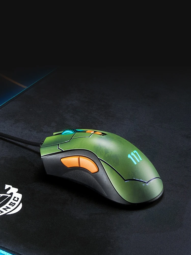 Imagem -04 - Razer-deathadder v2 Halo Wired Mouse Edição Limitada