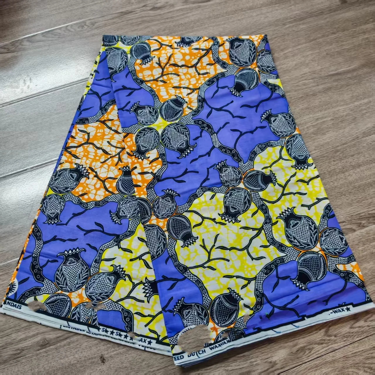 

2025 Хлопковая ткань Supe-восковая ткань, модная восковая ткань с принтом, ткань Анкара, Гана, Нигерия, стиль, материал для шитья Pagne Y7