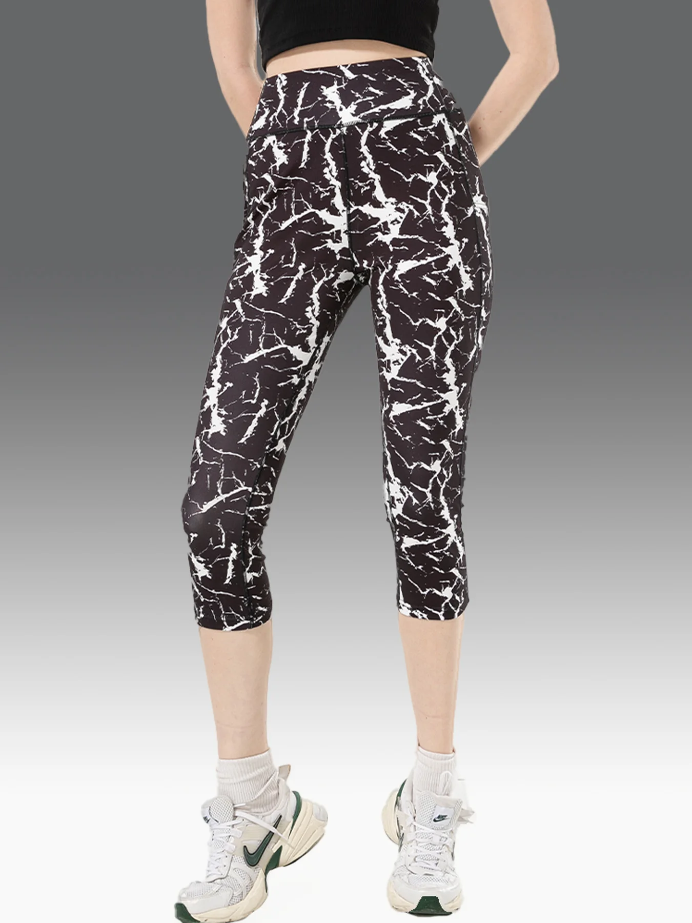 سراويل يوجا عصرية جديدة متعددة الاستخدامات ومرنة وناعمة ومريحة للتخسيس للياقة البدنية والتحكم في البطن #3