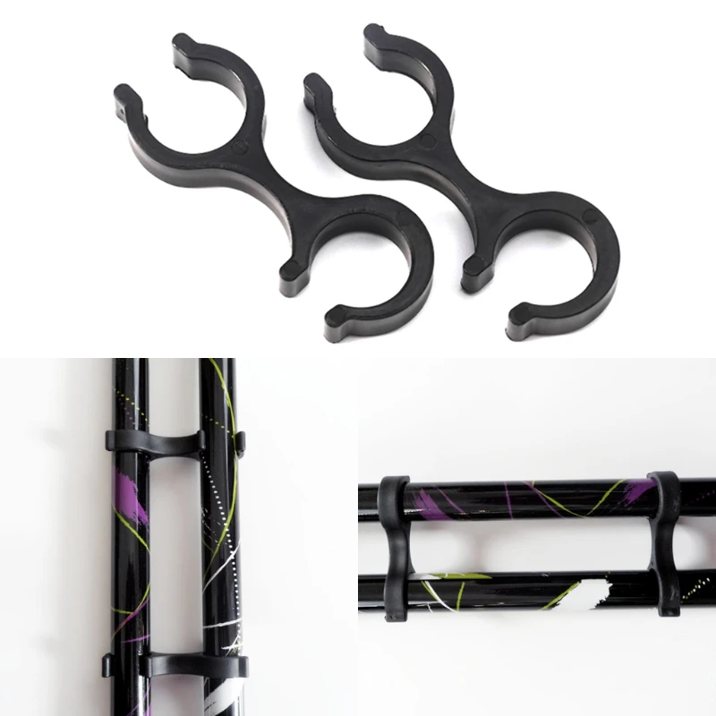 Y1UC 2 Buah Klip Mendaki Berbentuk 8, Klem Trekking Konektor Gesper Batang Ganda