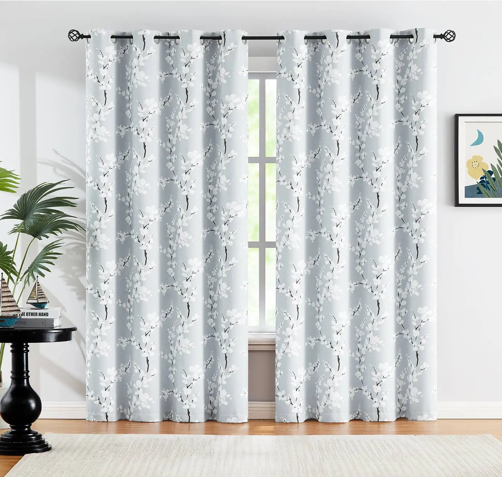 

Cotton Printed Curtains Custom Cold-proof/Soundproof/Blackout Curtains Household Curtains Indoor Curtain for Bedroom/living room