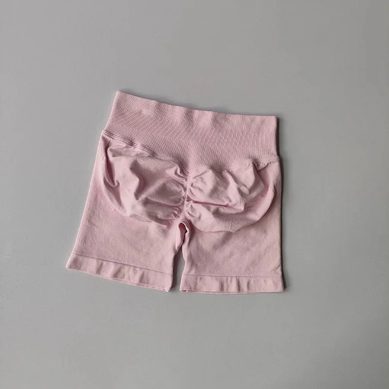 Hochgeschnittene Yoga-Hose Fitnesshose Sommer Hochelastische Oberschenkel-Trainingshose Pfirsich-Gesäß-Lifting-Übungs-Dreipunkt-Shorts – Detail 15