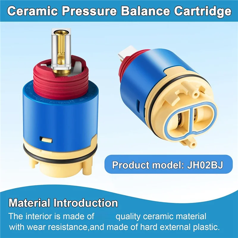 

AS94-2X JH02BJ HL-40 Замена душевого сердечника, картридж с балансом давления 40 мм, для клапана смесителя для ванны и душа