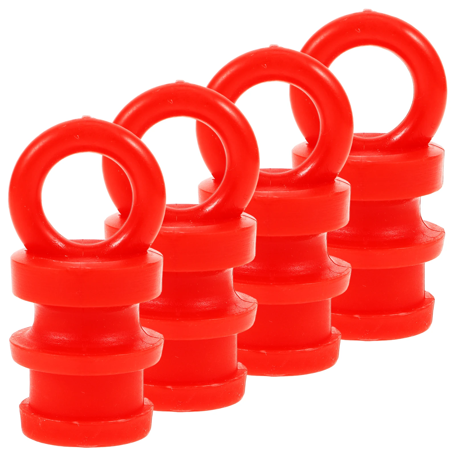 4pcs External Post Caps Plastic Warning Post Connectors Outdoor Column Lifting Buckle Guardrail Connector Cover For