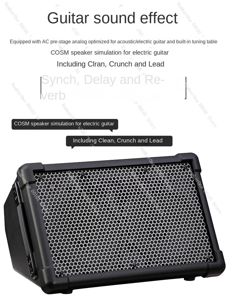 Musical Instrument Speaker Guitar Monitor Electric Guitar Playing and Singing Audio Outdoor High Power