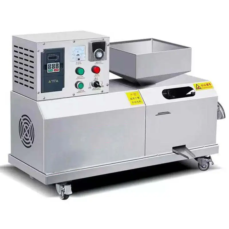 New Oil Palm Soybean Sunflower Olive Oil Pressers Price Coconut Corn Peanut Rapeseed Cold Screw Press Oil Machine