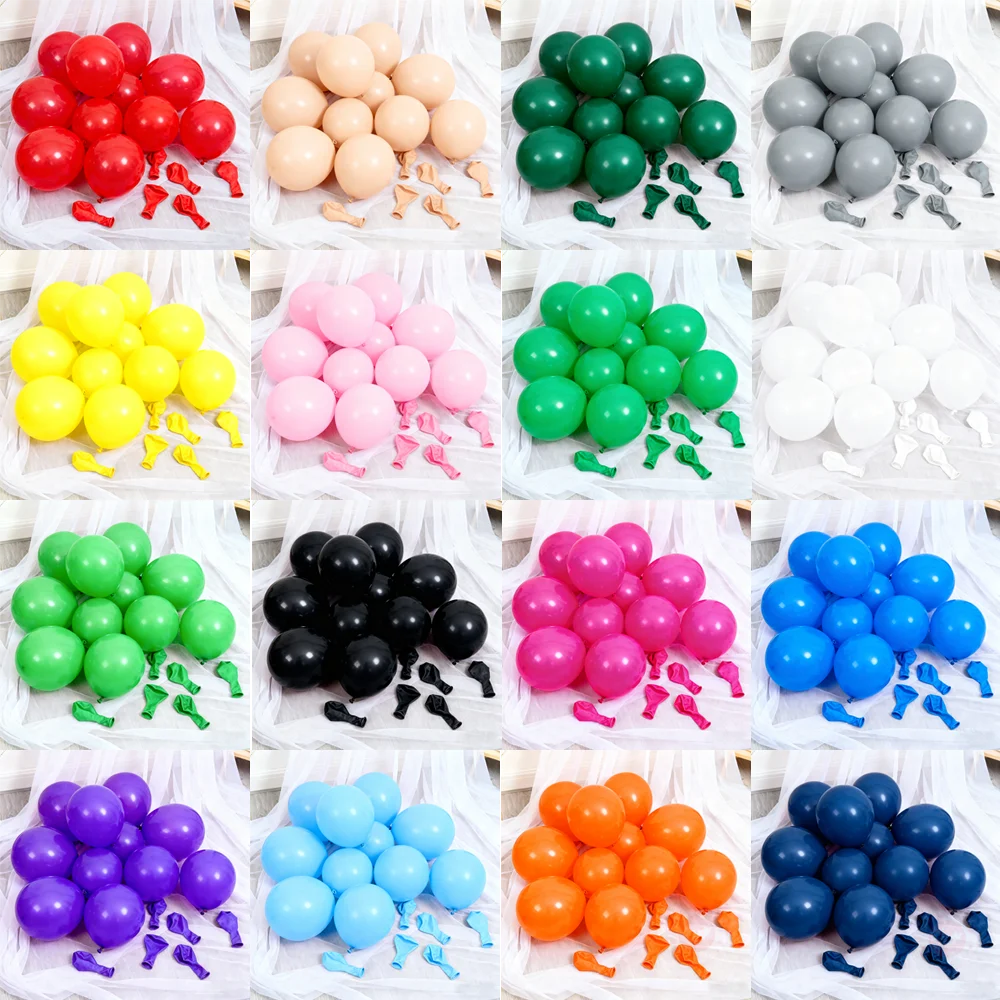

10/50/100pcs 10inch 12inch Latex Balloon White Pink Blue Helium Ball Wedding Adult Birthday Party Decoration Baby Shower Globos