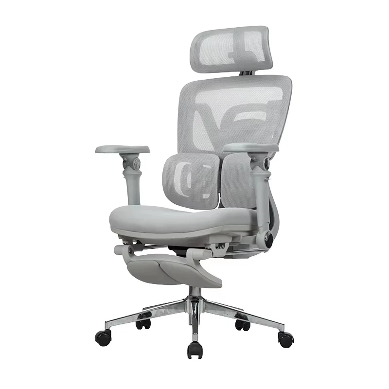 Waist support reclining computer chair, home comfortable e-sports game chair, adjustable rotation