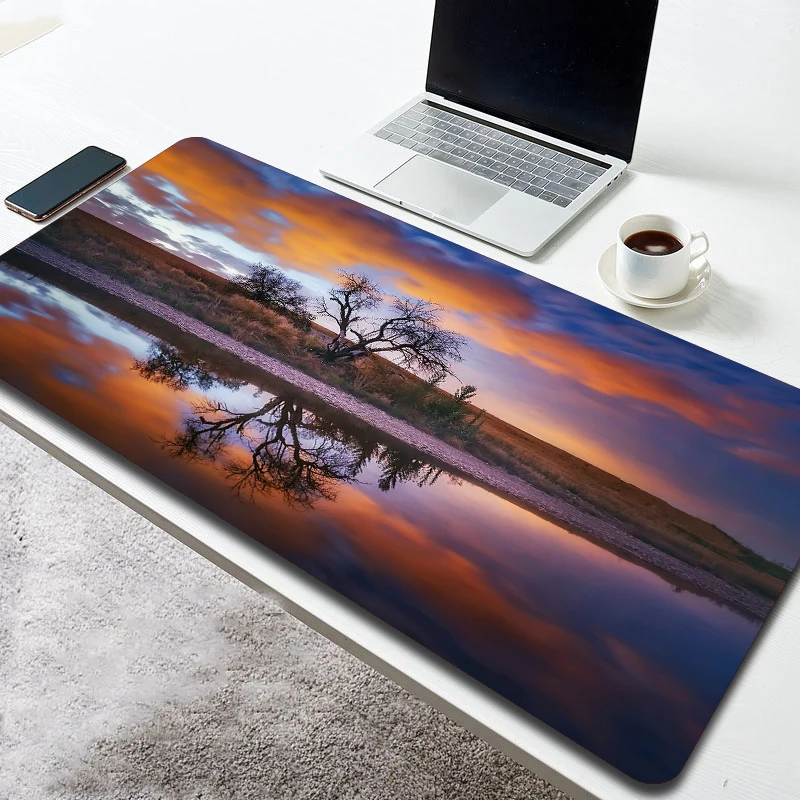 

Nature Landscape 800x300 Large Size Mouse Pad Notebook Keyboard Table Pad XXL Non-slip Art Mousepad Gaming Accessories Desk Mat