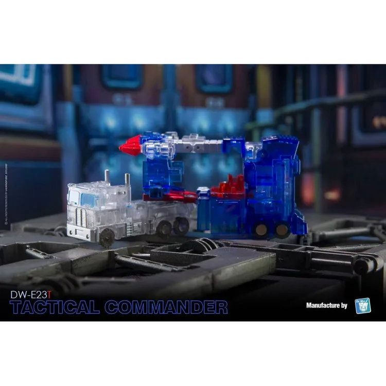 Auf Lager NEUE DR.WU DW-E23 Ultra Magnus Farbe Transparent Edition Transformation Kleine Action Figur Modell Sammlung Spielzeug