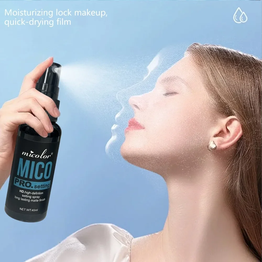 Juego de maquillaje Primer + Spray de ajuste Invisible Color de poros retención Base de maquillaje acabado cuidado de la piel coreano