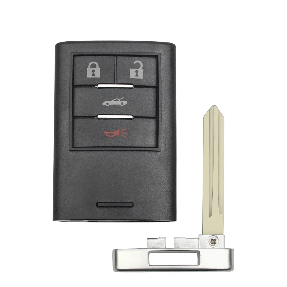 KEEYOU สําหรับ Cadillac CTS XTS DTS SRX 2013-2014 ATS Escalade GMC 4/5 ปุ่ม Entry สมาร์ท Remote Key Shell