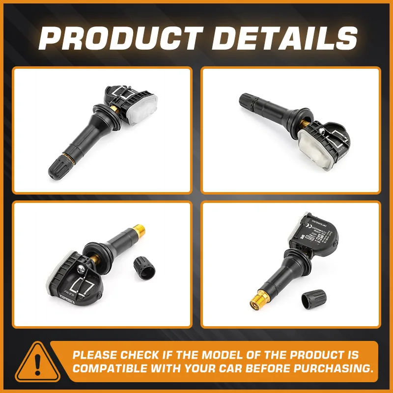 مستشعر ضغط الإطارات لفورد تورنيو كونيكت ساعي فورد ترانزيت ساعي فورد مونديو B-Max C-MAX Ka + فورد فييستا فان سيارة TPMS