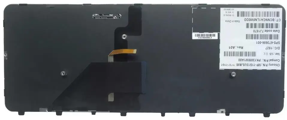 no backlight RU/US for HP Folio 13-1015TU 13-1000 1003xx 13-1001 13-2000 1020 keyboard 13-1013TU 13-1014TU 13-1016