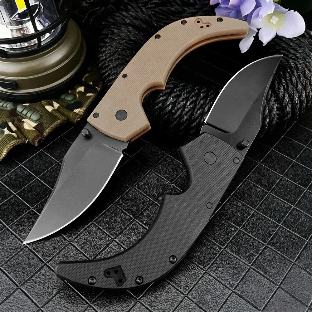 

Высококачественный карманный складной нож 5Cr13Mov, лезвие из нейлонового волокна, ручка для переноски, уличный поясной нож, EDC, режущий инструмент для пешего туризма и рыбалки