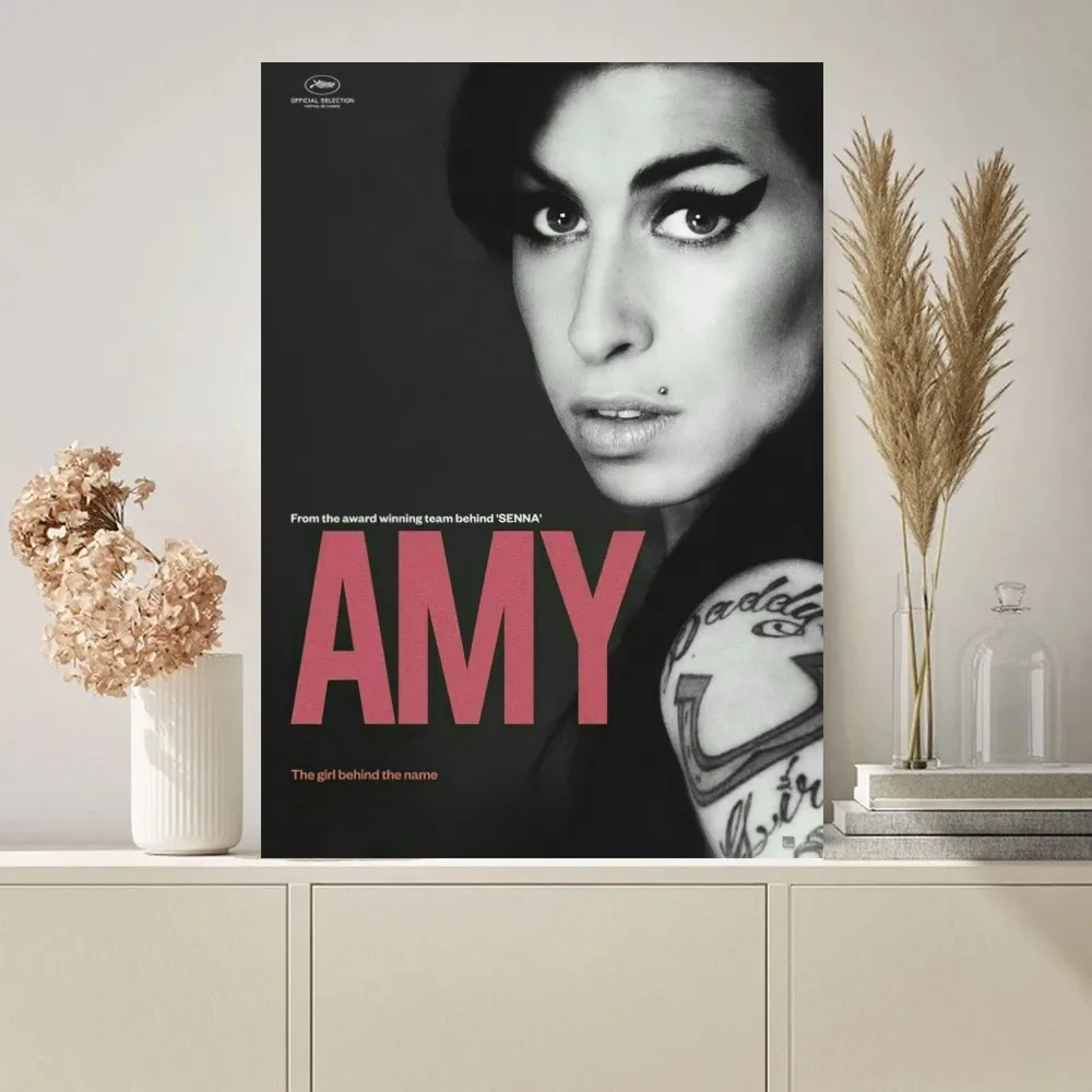 Pop Singer Amy Winehouse Poster Paintings on The Wall Picture for Living Room Interior Painting Room Decoration