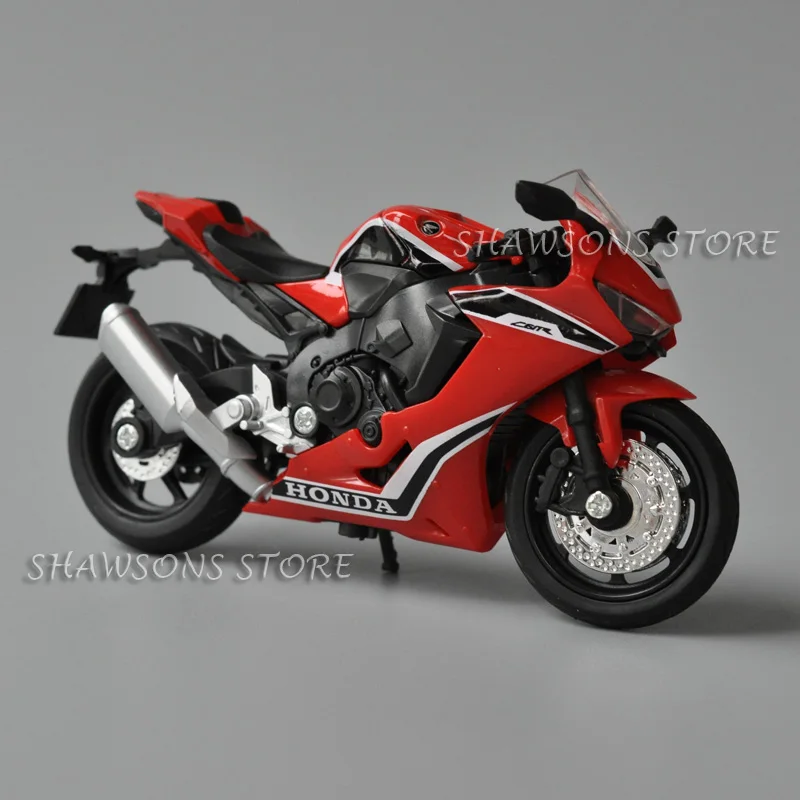 

1:18 масштаб 1:18 литая под давлением модель мотоцикла игрушка Honda CBR 1000RR уличный велосипед миниатюрная копия