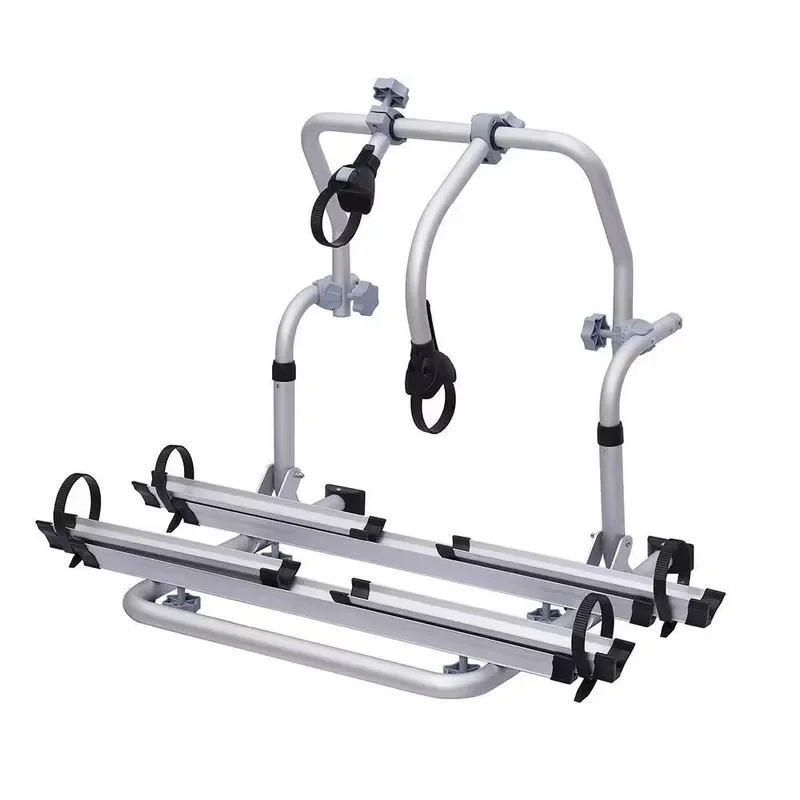 RV Rear-Mounted Double-Position Folding Bicycle RV Bike caravan Motorhome Rear Rack Car Holder