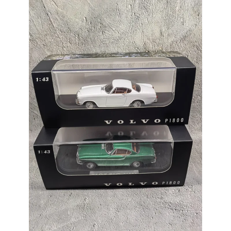 Diecast VOLVO 1/43 Scale P1800 World Record Holder Alloy Car Model Collectible Toy Gift Souvenir Display Ornament