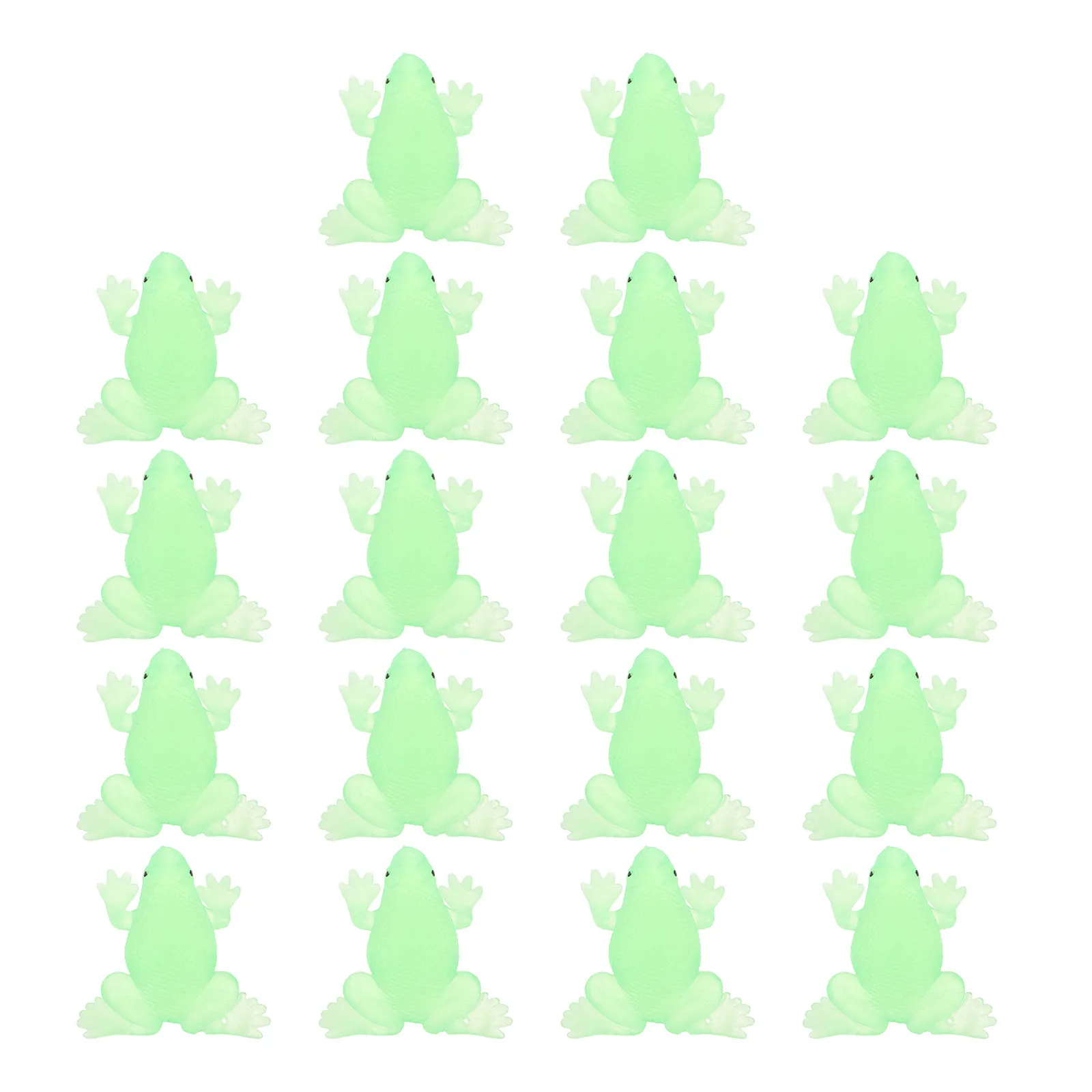 18Pcs Frog Bath Animal Small Frogs Simulation Modeling for Education Learning Home Desk Decoration Durable Frogs