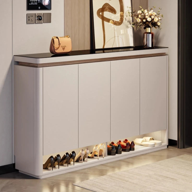 

Luxury White Shoe Rack Nordic Living Room Narrow Vertical Shoe Rack Space Saving Meuble Chausssure Entrance Furniture Hall